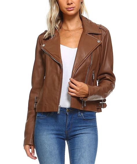 michael kors caramel leather jacket|Michael Kors packable jacket women.